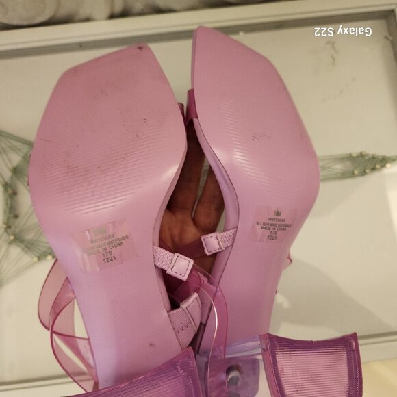 Nine West Pink "Tenia" Heeled Sandals. NIB. Size 10 - Picture 11 of 12